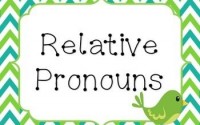 relative pronouns-ilgi zamirleri
